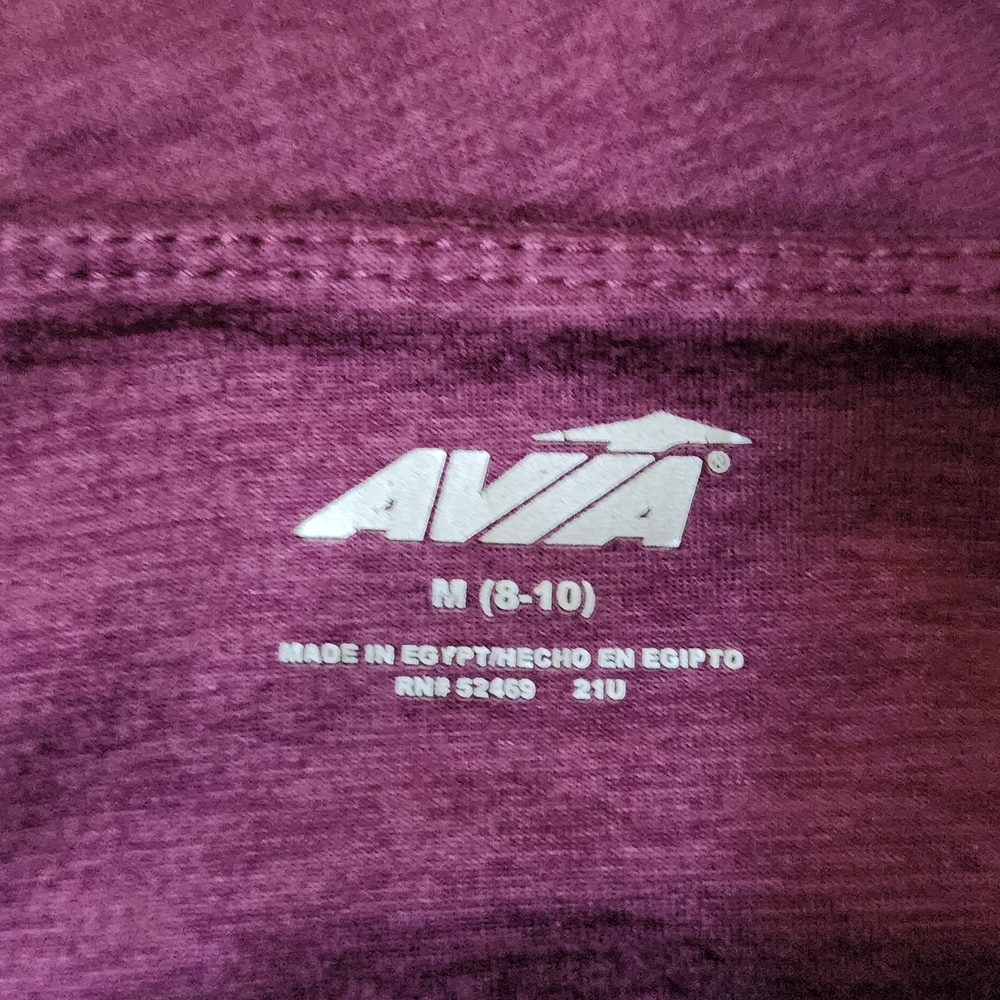 Avia Women's Leggings - Purple, Gray, and Black - Picture 2 of 4